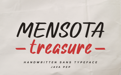 Mensota kincs / Kézzel írott sans