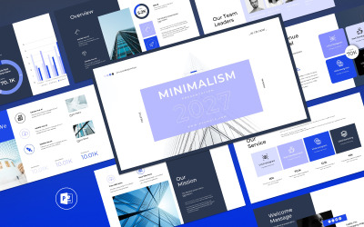 Modèle de présentation minimaliste et moderne