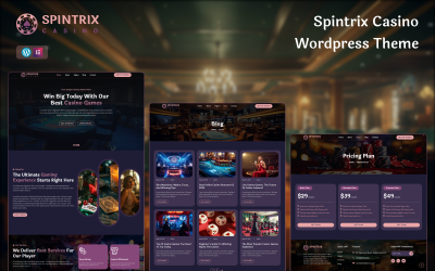 Spintrix – WordPress-thema voor casino&amp;#39;s en gokken