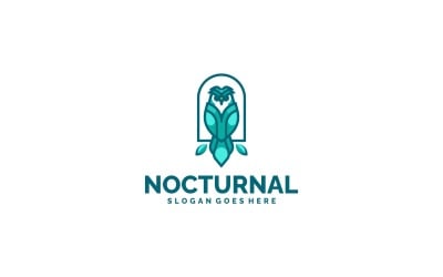 Owl Bird Mascot Logo Design