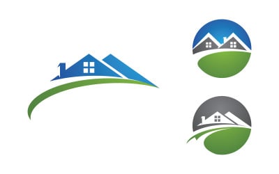 House Property concept icon logo template v.61