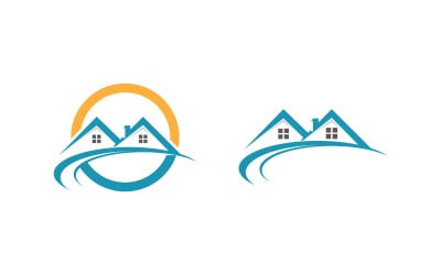 House Property concept icon logo template v.62