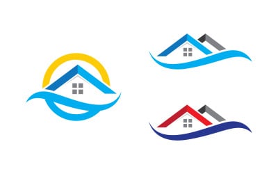 House Property concept icon logo template v.63