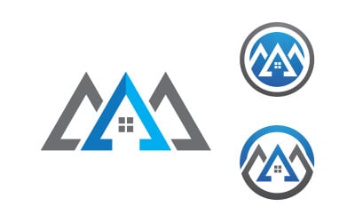 House Property concept icon logo template v.65