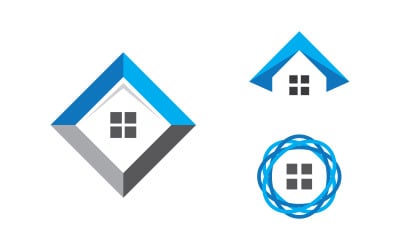 House Property concept icon logo template v.74