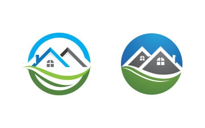 House Property concept icon logo template v.80