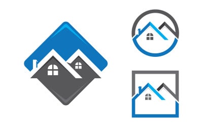 House Property concept icon logo template v.81
