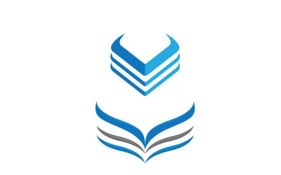 V ikonu obchodní logo šablony návrhu ilustrace v.8
