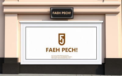 Outdoor wall mockup | Outdoor wall board mockup