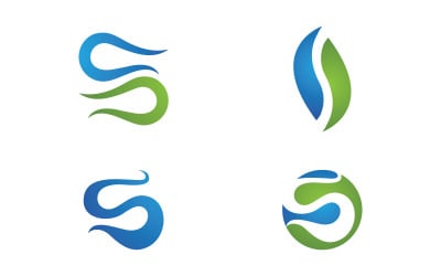 S Letter Logo business Icon illustration design Template v.19