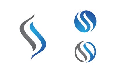S Letter Logo business Icon illustration design Template v.20