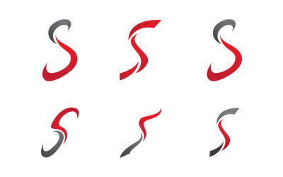 S Letter Logo business Icon illustration design Template v.28