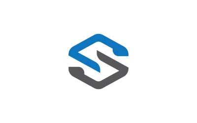 S Letter Logo business Icon illustration design Template v.32