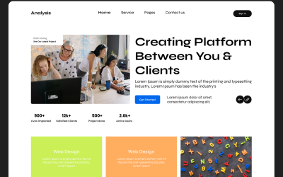 Analysis - Business Website Hero