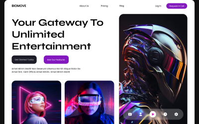 Biomove - Business Website Hero