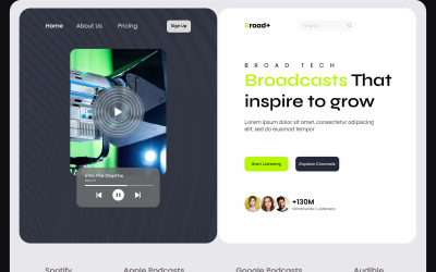 Broad - Podcast Website Hero