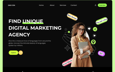 Digi CON - Agência de Marketing Digital Hero