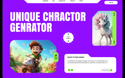 Герой веб-сайту Ani - Creator Character Creator