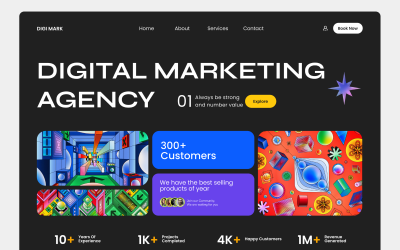 Marketing Digital Empresarial Dark