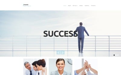 Business &amp; Services Moto CMS 3 Template