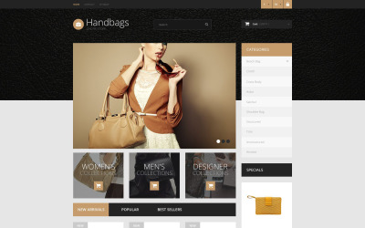 Handbag Boutique Tema PrestaShop №52339