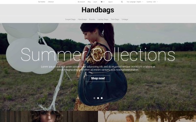 Handtas Responsive Magento Theme