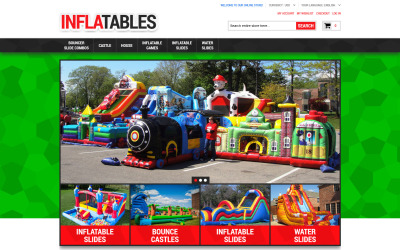 "Inflatables" thème Magento adaptatif #52376
