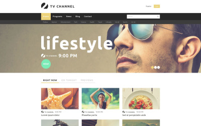 Online TV Channel Joomla Template