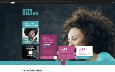 Persoonlijke pagina responsieve Joomla-sjabloon