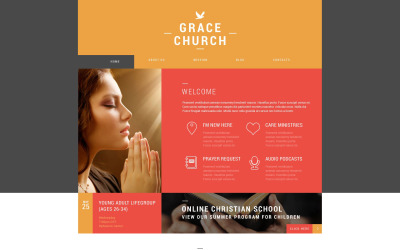 Responsive Religious Organization Wordpress #52360