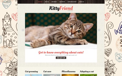 Responsywny szablon Joomla Animals Pets #52312