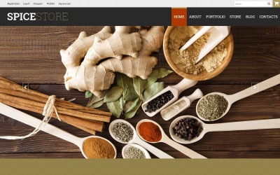 Responzivní WooCommerce motiv "Spice Shop" #52329
