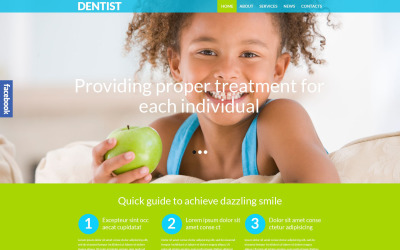 Reszponzív Dental Clinic WordPress sablon 52373
