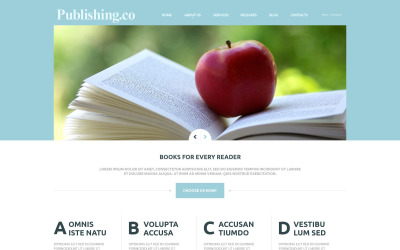 Reszponzív Kiadók témakörű Joomla sablon 52320