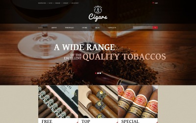 Tobacco Shop WooCommerce Theme