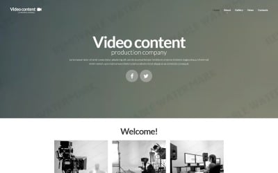 Videoproduktions-Website-Vorlage
