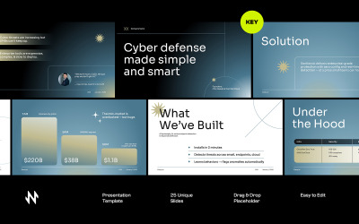 Apresentação do Slacky Cybersecurity Pitch Deck