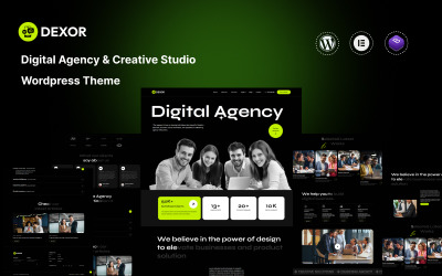 Dexor - WordPress-thema voor digitaal bureau en creatieve studio