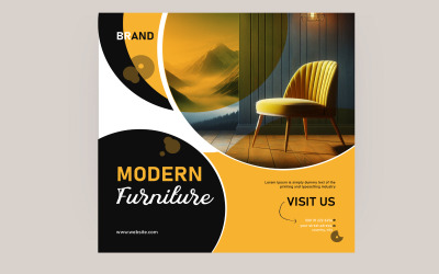 Modern Mobilya Reklam Instagram Gönderi Tasarımı