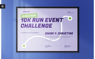 Run Event Certificate Template