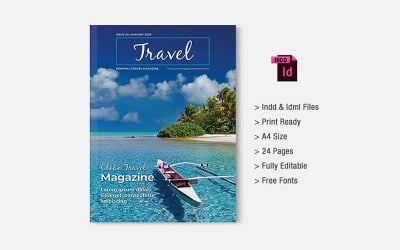Travel Magazine Template 16
