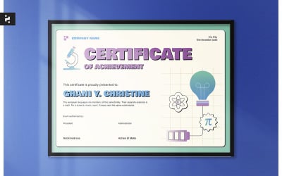 Certificato delle Olimpiadi di Scienze e Matematica