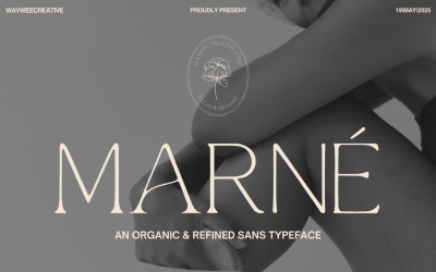MARNÉ – Modern Organic Sans Serif