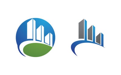 Business growth Finance concept logo illustration design v.77