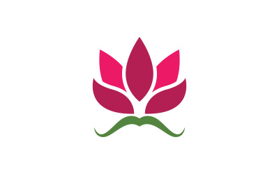 Lotus flower Logo Beauty Salon Cosmetic skincare vector icon design v.145