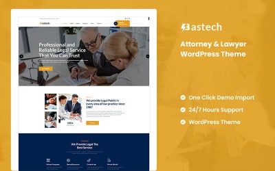 Bastech - 律师和律师 WordPress 主题