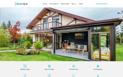 Doorique | Windows and Doors Multipurpose Website Template