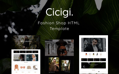 Cicigi - HTML-sjabloon voor modewinkel