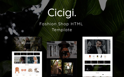Cicigi - Modèle HTML pour boutique de mode