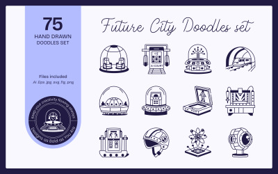 Coffret de dessins Future City